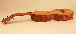Jíbaro Guitar, Wood, Native American (Puerto Rico)